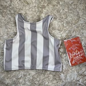 12-18 mo Kortni Jeane gray stripe NWT